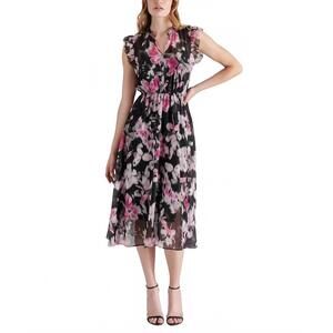 steve madden aimee ruched midi dress Steve Madden Aimee Ruched Front Midi Dress In Dusty Teal - 50% Off